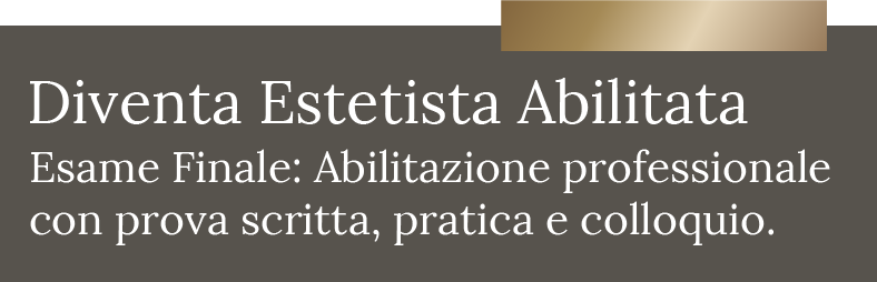 Programma Estetista abilitata regione piemonte
